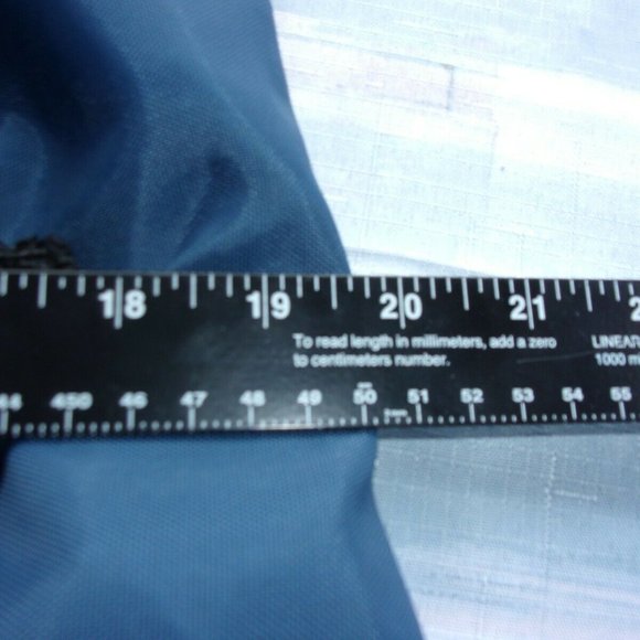 NEW VINTAGE AMERICAN CAMPER BLUE SATCHEL BAG BACKPACK LARGE SI240 - Picture 11 of 12